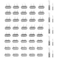 50pcs 10Value 32.768KHz -24MHz DIY Crystal Resonators Kit surtido de osciladores Set surtido